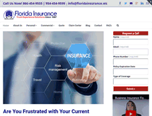 Tablet Screenshot of floridainsurance.ws